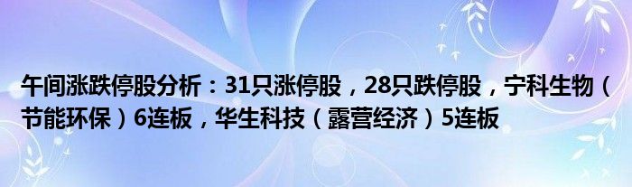 山东华鹏连收5个涨停板