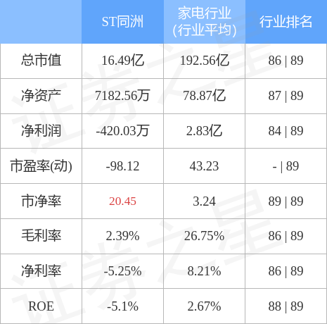 *ST同洲录得17天13板